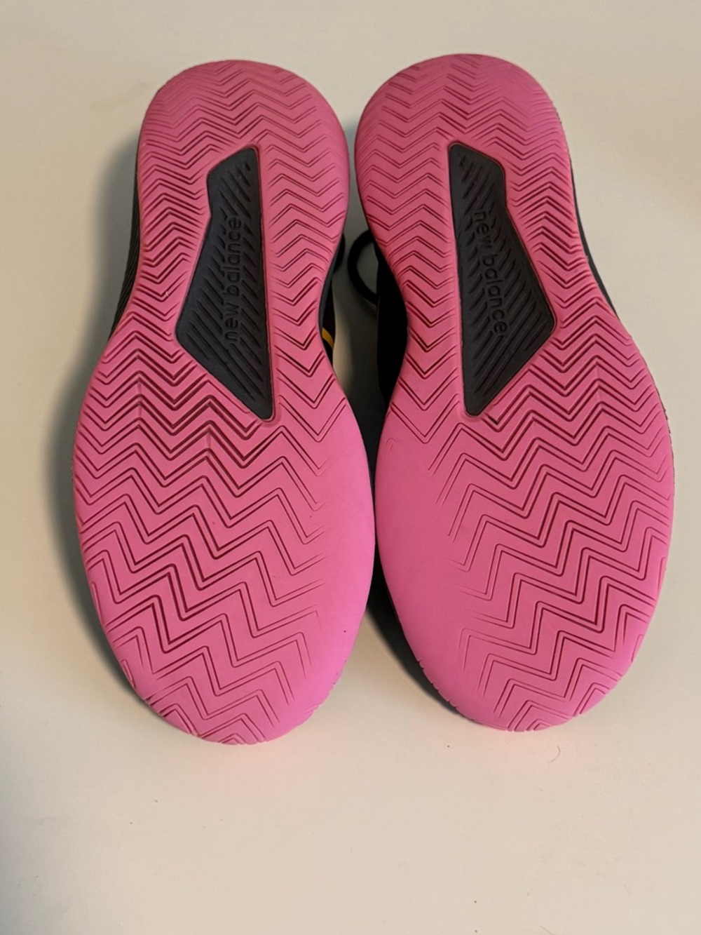 Black and Pink Athletic Sneakers - Picture 6 of 7